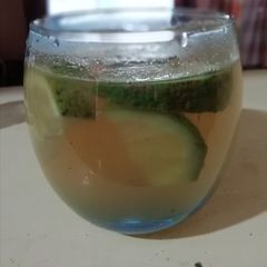 A picture of Lemon water🍋.
