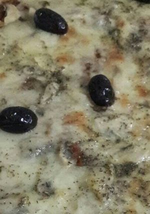 صورة لوصفة بيتزا