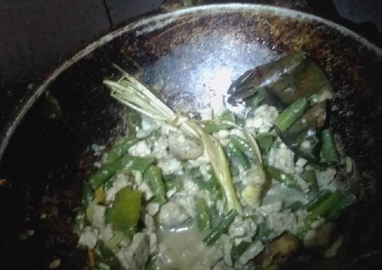 Tumis tempe kacang panjang simpel Tumis tempe kacang panjang simpel