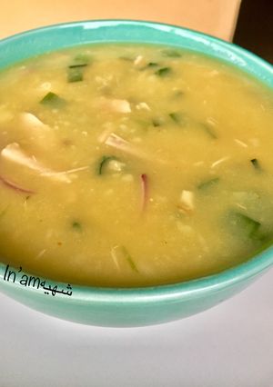 A picture of Potato soup.