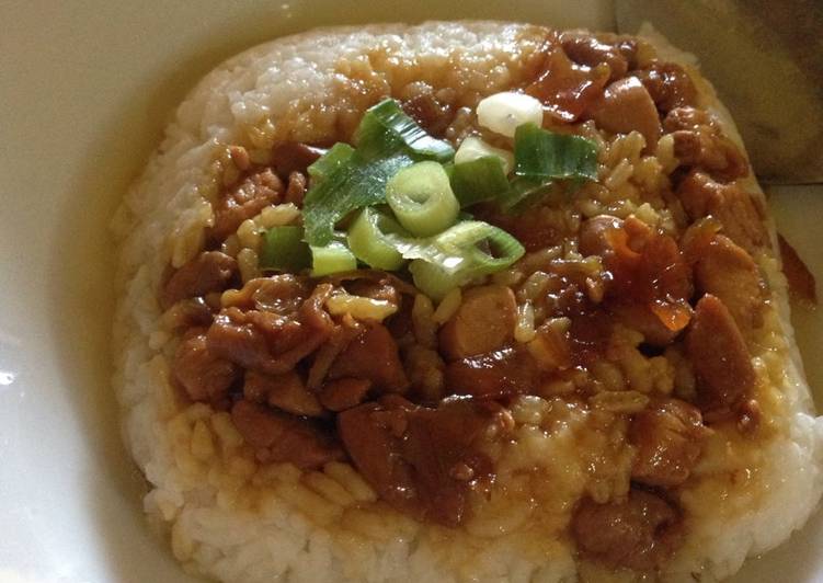 Resep Nasi Tim Ayam, Enak Banget