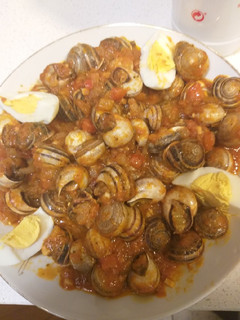 Una foto de Cargols amb salsa
