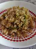 Arroz Salteado con Pimientos Verdes