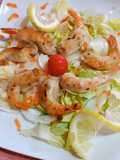 Gamberi in pastella cottura light