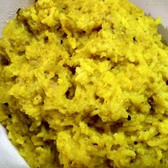 Moong daal khichdi A picture of Moong daal khichdi.