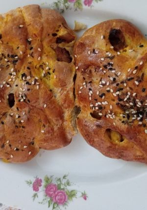 عکسی از دستور اشترودل مرغ