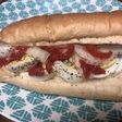 Boiled egg sandwich