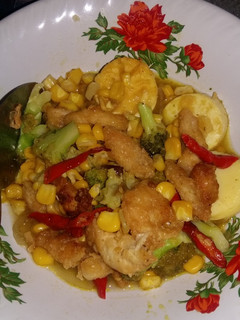 Foto resep Tumis Tofu sayur ayam crispy