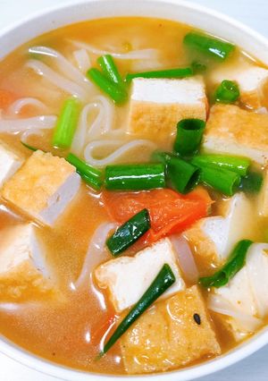Hình của món Phở dành cho người kiêng thịt.