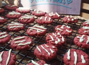 Gambar Biskut Red Velvet Rangup