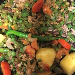 A picture of Queema phali aloo.