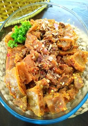 Foto resep Oseng Mercon Krecek dan Tetelan