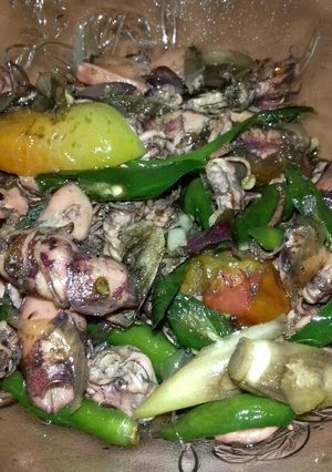 Foto resep Cumi asin cabai ijo