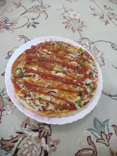 عکسی از دستور پیتزا خونگی