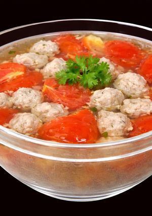 Hình của món SP.0025 - Canh Chả Cá Nấu Cà Chua.