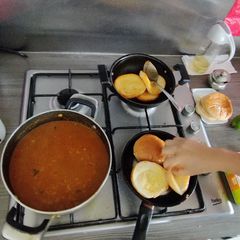 A picture of Bread And Gravy (Pav Bhaji).