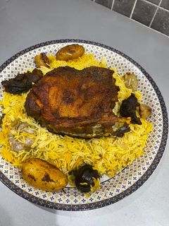 صورة لوصفة مندي لحم في الفرن