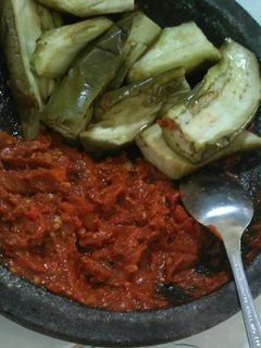 Foto resep Sambal terong kukus simpel