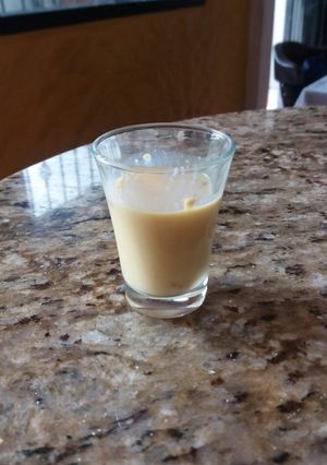 Una foto de Cocktail crema de licor