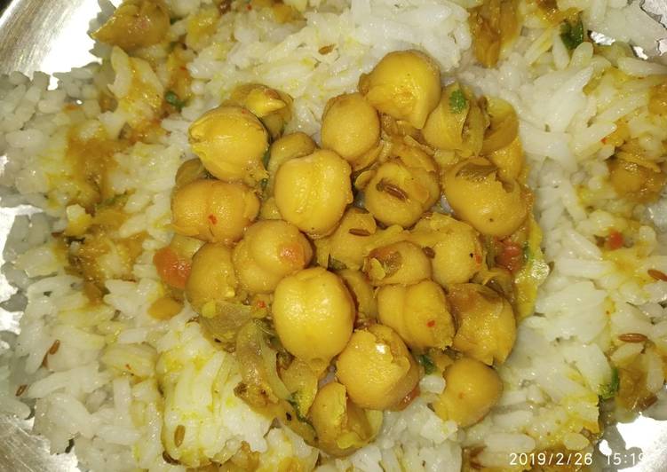 Step-by-Step Guide to Prepare Homemade Chole chawal