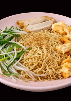 Hình của món SP.0384 - Mì Tam Tơ Trứng Chả.