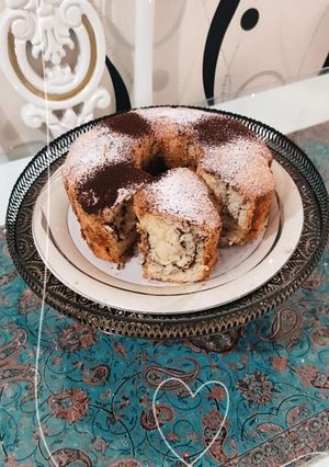 عکسی از دستور کیک اسفنجی پایه والبته بدون فر💛💛