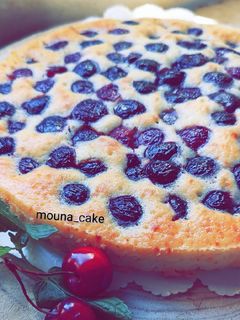 صورة لوصفة كيكة الكرز