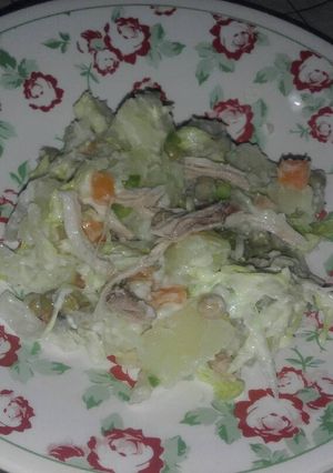 Una foto de Salpicón de pollo😜 a mi manera