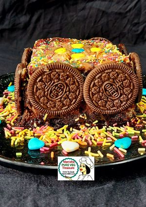 A picture of Oreo Bread Cake.