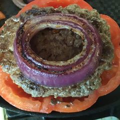 A picture of California Farm GrassFed Beef Stuffed Tomato.