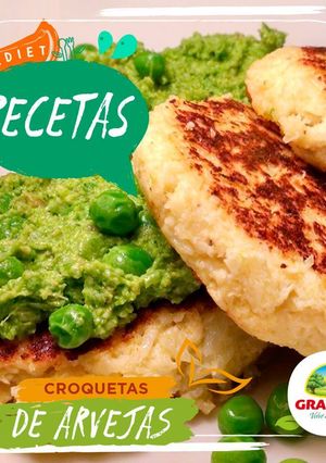 Una foto de ¡🍘CROQUETAS DE ARVEJAS🍘! (Rinde para 4 personas)