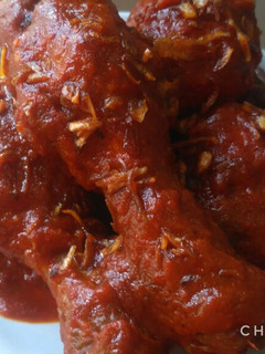 Foto resep Ayam Telur Masak Habang