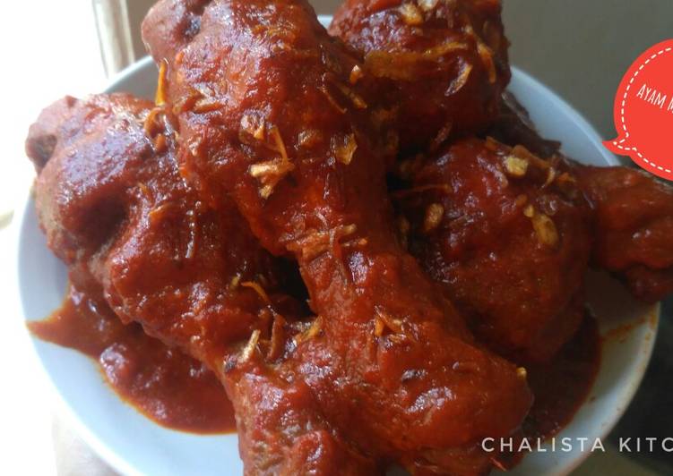 Resep Ayam Telur Masak Habang, Bikin Ngiler