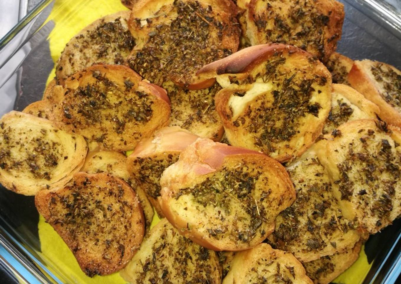 Tostadas saborizadas