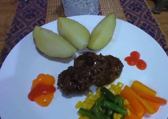 103. BISTIK#steak Daging giling ala Dapoer-94