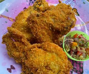 Resep Mudah Ayam geprek sambal matah kecombrang Lezat Mantap