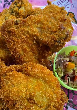 Foto resep Ayam geprek sambal matah kecombrang