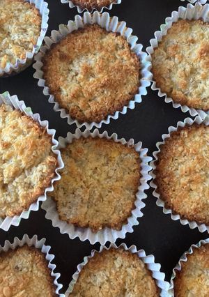 Una foto de Muffins de coco sin harina, sin manteca, sin aceite!!