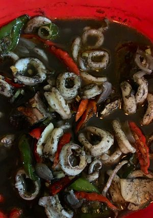 Foto resep Tumis Cumi Hitam Kuah