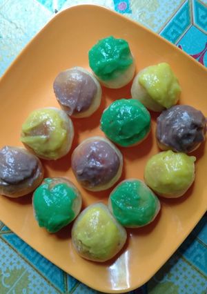 Foto resep Mini Donat Warna-warni