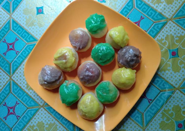 Mini Donat Warna-warni