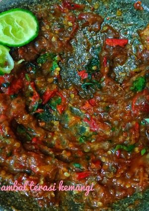 Foto resep Sambal terasi kemangi