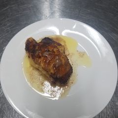 A picture of Peach Dumplings.