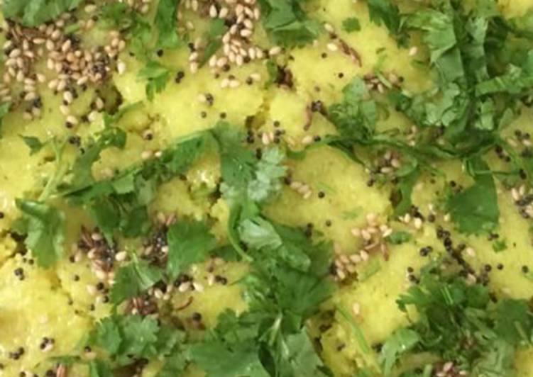 Recipe of Favorite Suji khaman dhokla