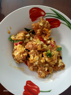 Foto resep Ayam crispy saus telur asin