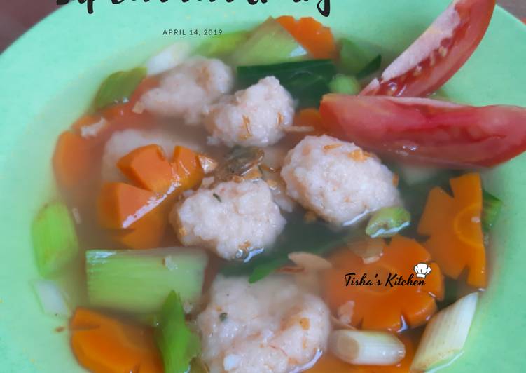 Resep 26. Sup Bola bola Udang yang Lezat