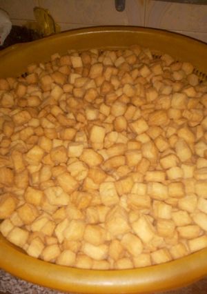A picture of Soft creamy yummy chinchin.