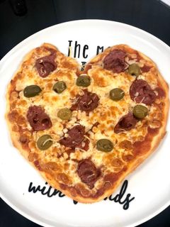 Une photo de Pizza cœur