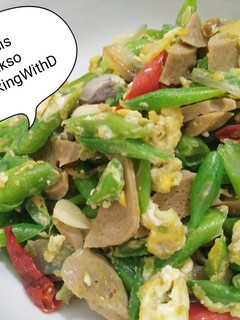 Foto resep Tumis Buncis Telur & Bakso