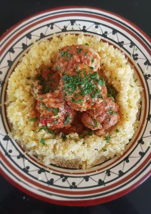 Una foto de "Cous Cous" bajo en carbohidratos